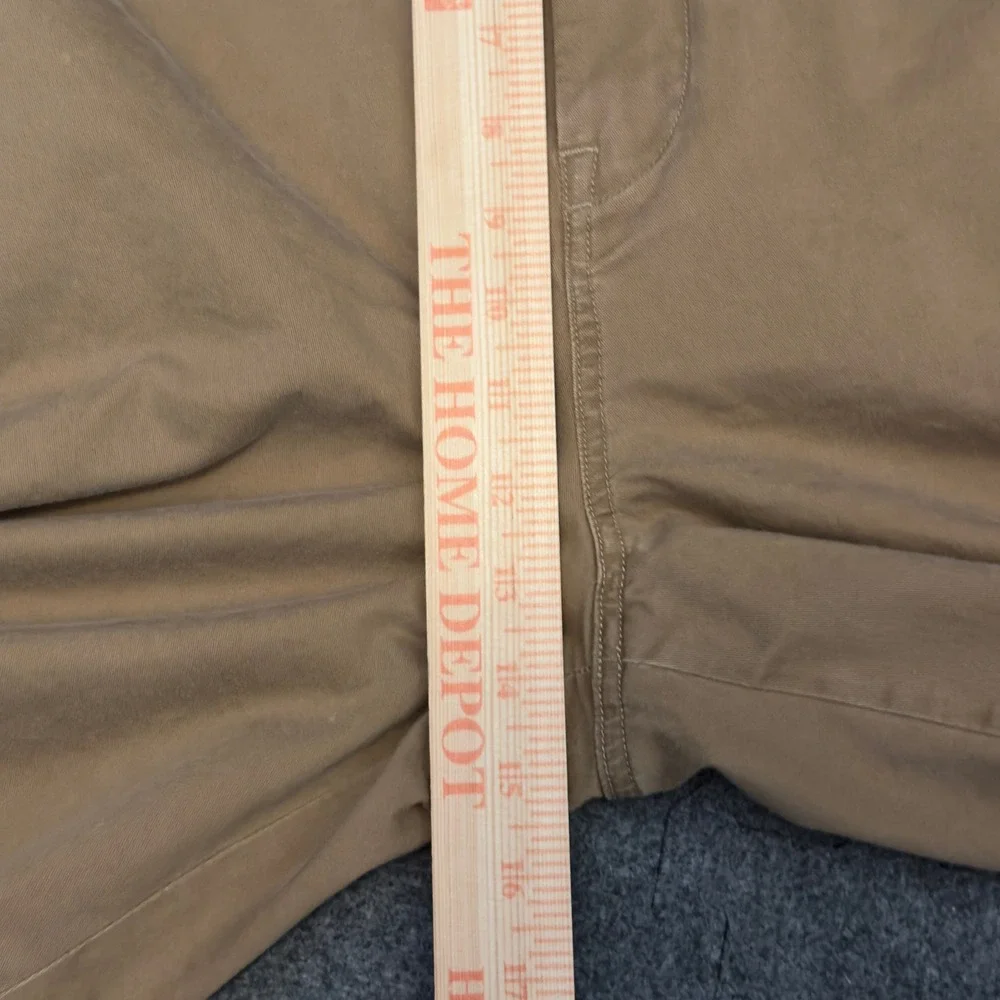 Polo Ralph Lauren Men 42 Tan Khaki Stretch Classic Fit Chino Shorts Cotton Twill